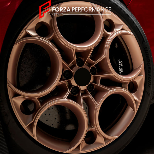 FORZA FORGED WHEELS RIMS for ALFA ROMEO GIULIA QUADRIFOGLIO custom fit OEM ALFA ROMEO 33 STRADALE