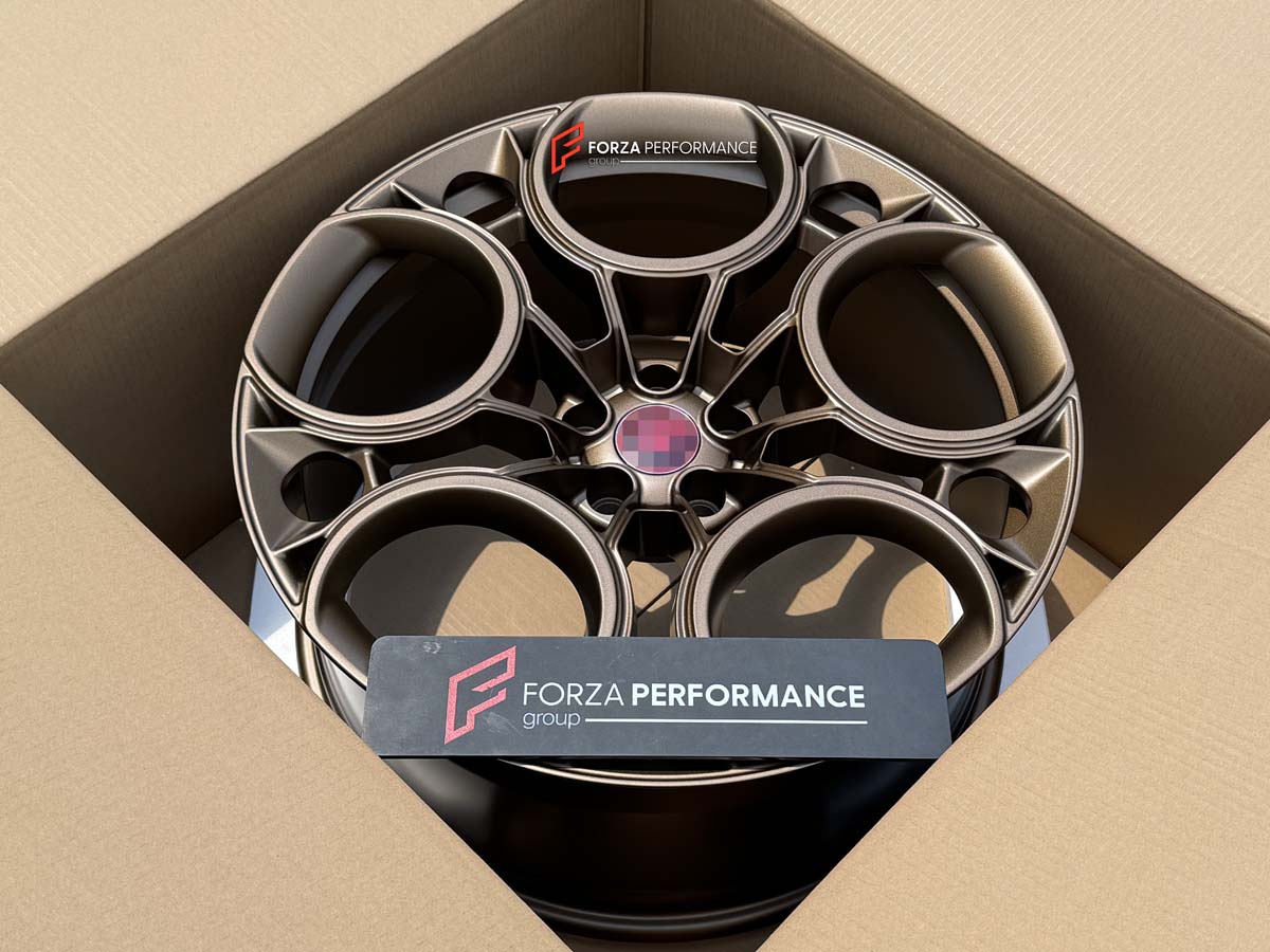FORZA FORGED WHEELS RIMS for ALFA ROMEO GIULIA QUADRIFOGLIO custom fit OEM ALFA ROMEO 33 STRADALE