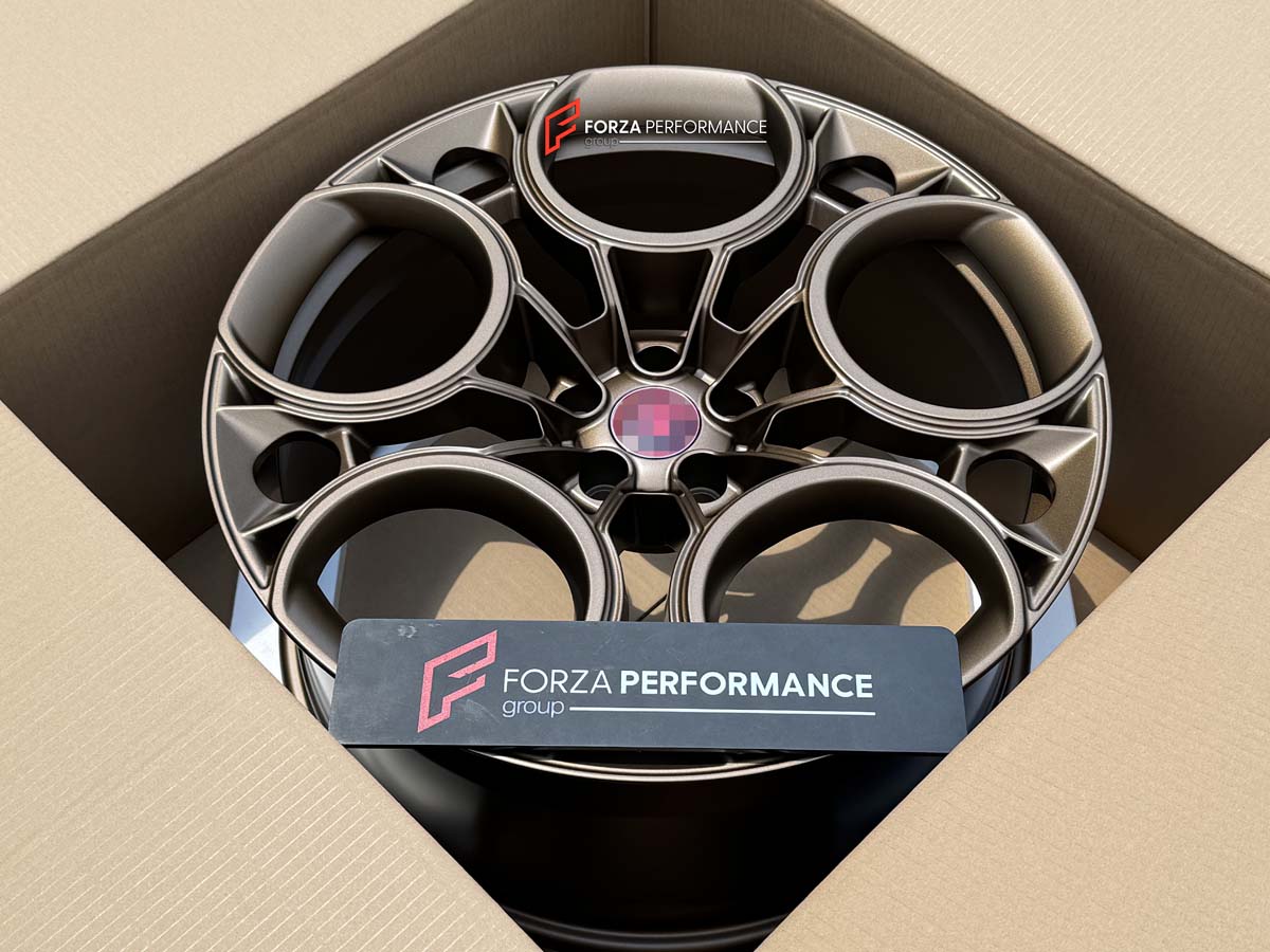 FORZA FORGED WHEELS RIMS for ALFA ROMEO GIULIA QUADRIFOGLIO custom fit OEM ALFA ROMEO 33 STRADALE
