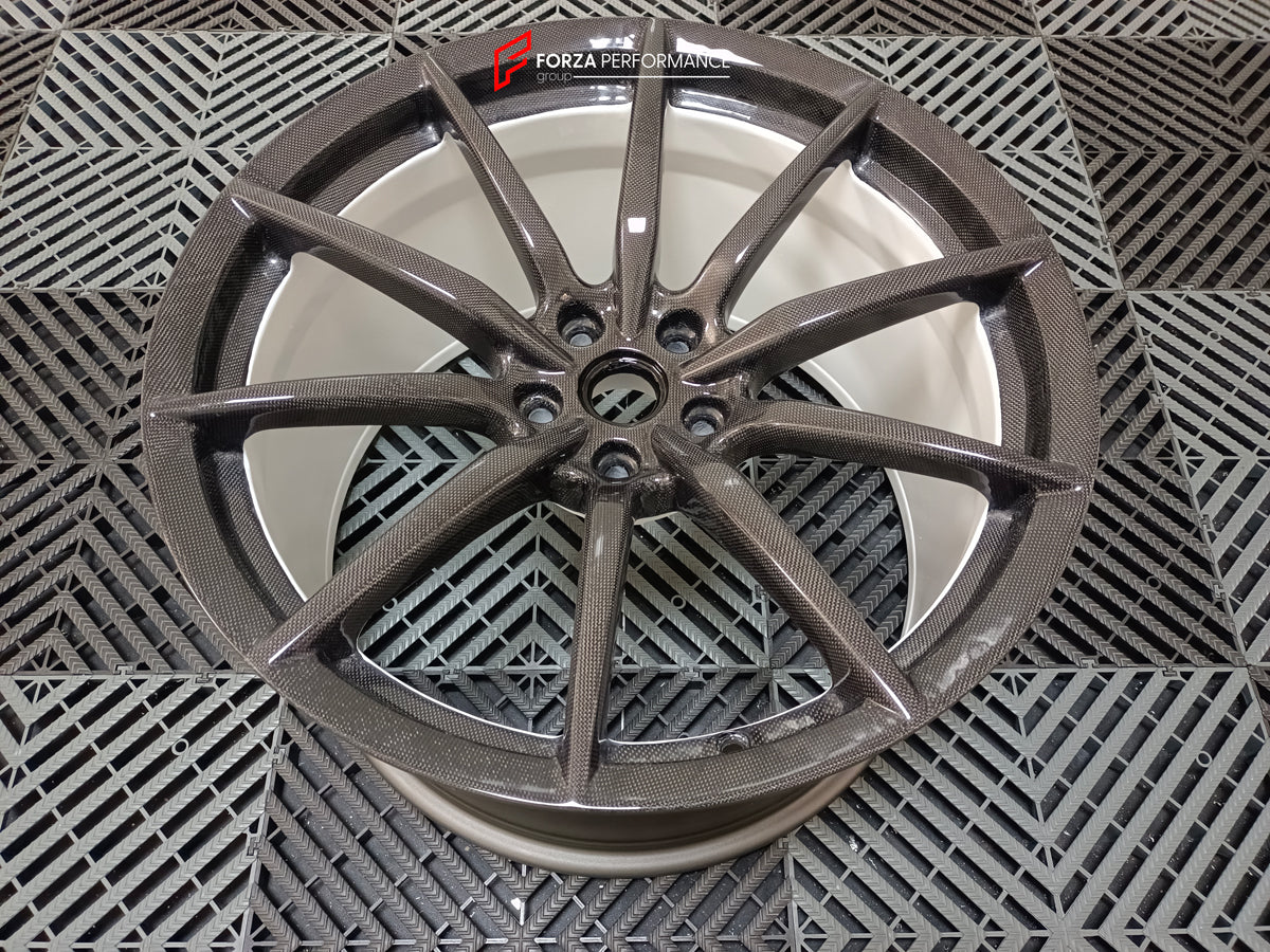 FORZA PEFORMANCE REAL CARBON FORGED WHEELS RIMS for FERRARI 296 ...