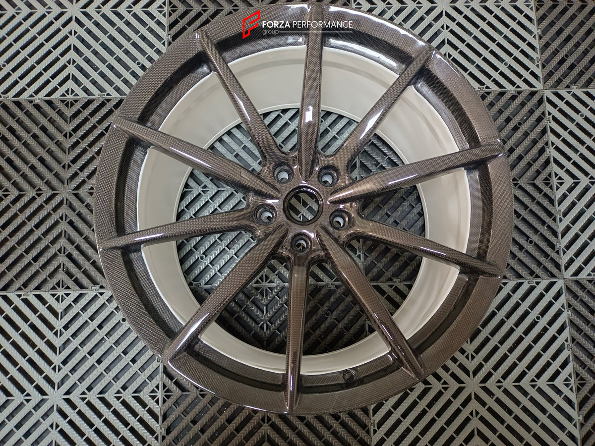 FORZA PEFORMANCE REAL CARBON FORGED WHEELS RIMS for FERRARI 296 ...
