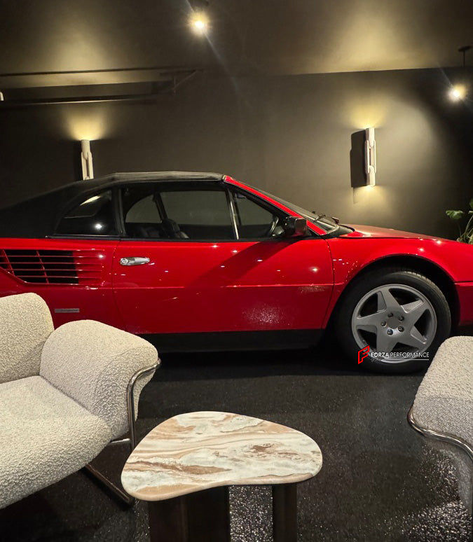 FORZA PERFORMANCE 17 INCH FORGED WHEELS RIMS for FERRARI MONDIAL 3.2 1986 custom fit OEM FERRARI 348 STYLE WHEELS