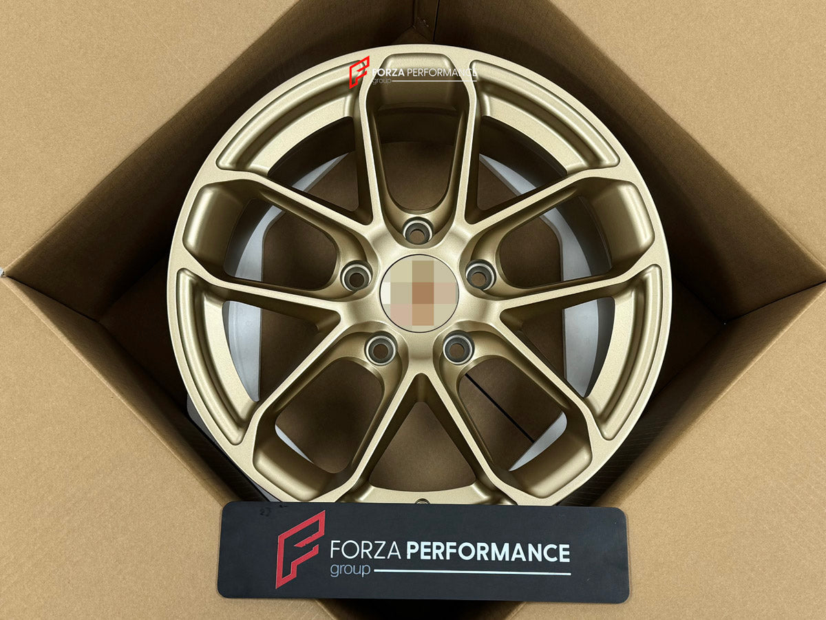 FORGED WHEELS RIMS FOR PORSCHE 718 BOXSTER EV 2027+ Forza Performance custom fit buy OEM TURBO GT WHEELS