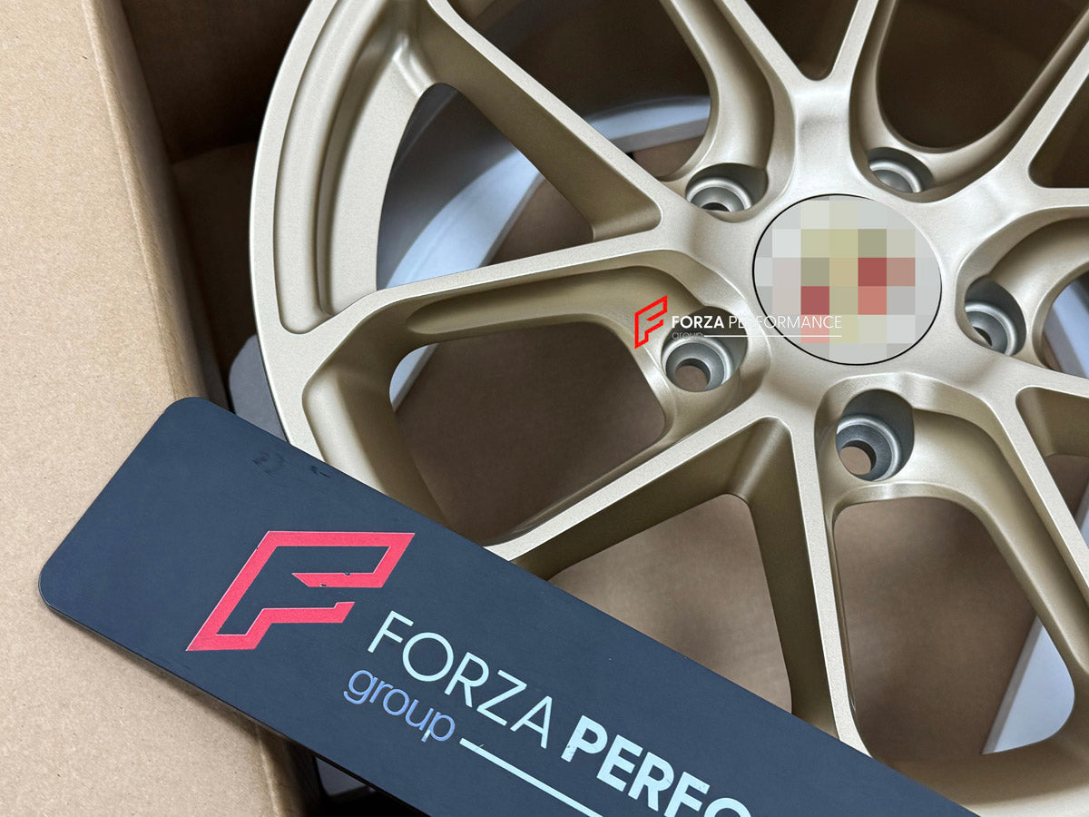 FORGED WHEELS RIMS FOR PORSCHE 718 BOXSTER EV 2027+ Forza Performance custom fit buy OEM TURBO GT WHEELS