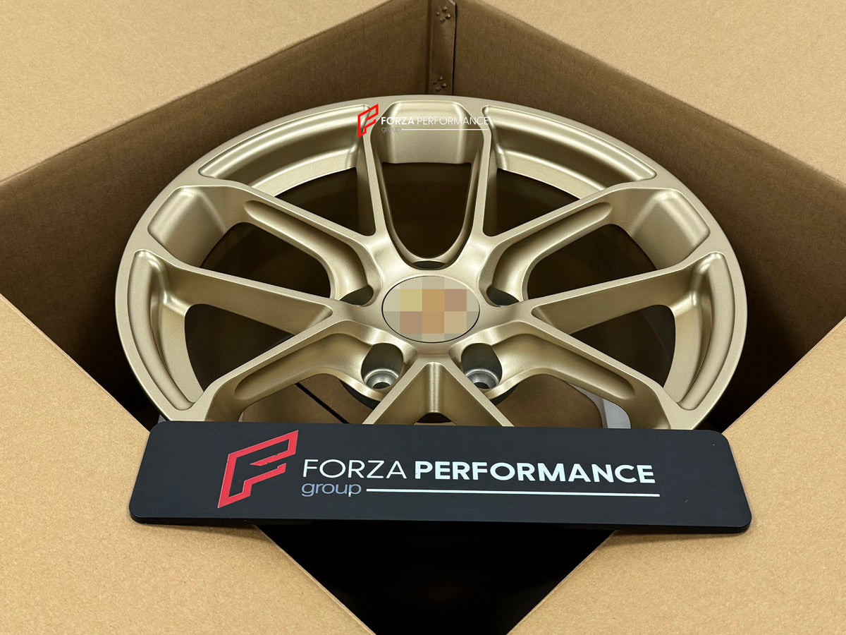 FORGED WHEELS RIMS FOR PORSCHE 718 BOXSTER EV 2027+ Forza Performance custom fit buy OEM TURBO GT WHEELS