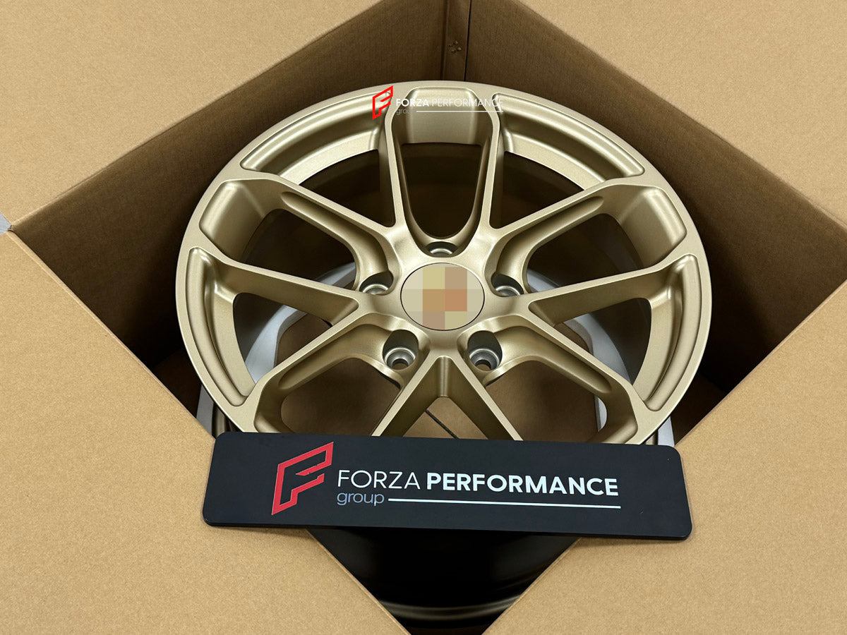 FORGED WHEELS RIMS FOR PORSCHE 718 BOXSTER EV 2027+ Forza Performance custom fit buy OEM TURBO GT WHEELS