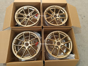 FORGED WHEELS RIMS FOR PORSCHE 718 BOXSTER EV 2027+ Forza Performance custom fit buy OEM TURBO GT WHEELS