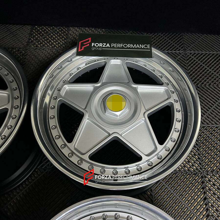 FORZA PERFORMANCE 18 INCH FORGED WHEELS RIMS for FERRARI 348 TS 1992 custom fit OEM FERRARI F40 WHEELS
