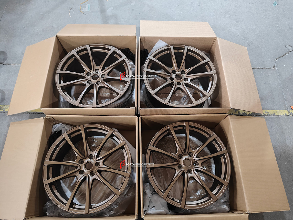 FORZA PERFORMANCE 19 INCH FORGED WHEELS RIMS for FERRARI F430 COUPE 2006 custom fit OEM SCUDERIA WHEELS