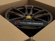 FORZA PERFORMANCE 19 INCH FORGED WHEELS RIMS for FERRARI F430 COUPE 2006 custom fit OEM SCUDERIA WHEELS