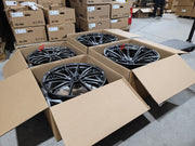 FORGED WHEELS RIMS FOR MCLAREN P47 SUV 2028+ Forza Performance custom fit buy Black Multi-Spoke style design wheels