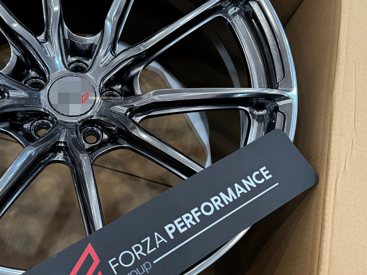FORGED WHEELS RIMS FOR MCLAREN P47 SUV 2028+ Forza Performance custom fit buy Black Multi-Spoke style design wheels