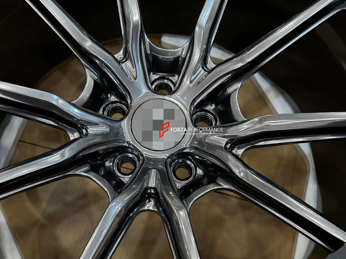 FORGED WHEELS RIMS FOR MCLAREN P47 SUV 2028+ Forza Performance custom fit buy Black Multi-Spoke style design wheels