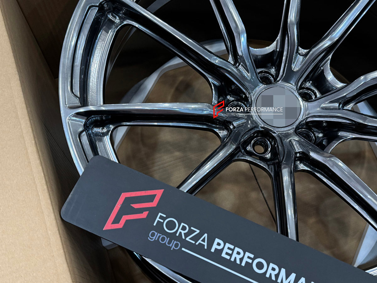 FORGED WHEELS RIMS FOR MCLAREN P47 SUV 2028+ Forza Performance custom fit buy Black Multi-Spoke style design wheels