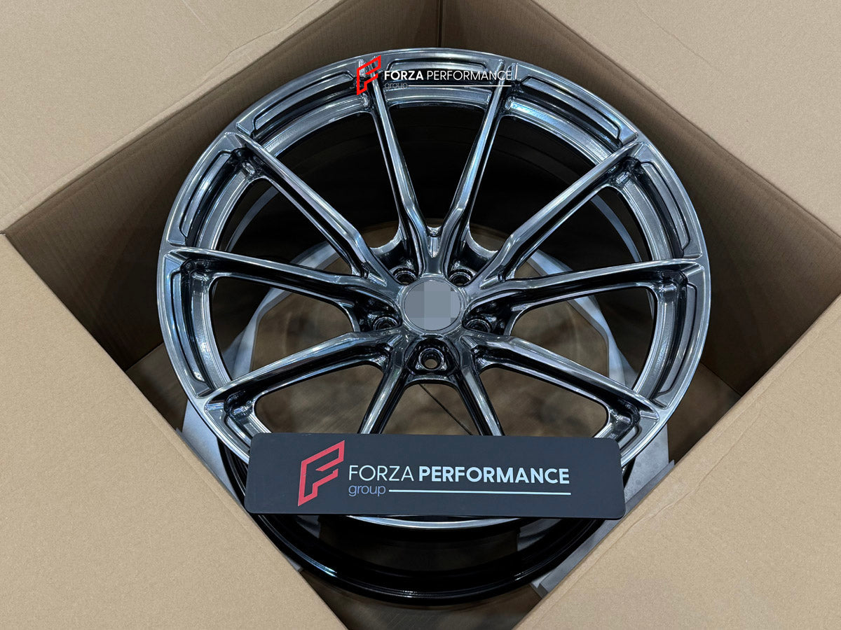 FORGED WHEELS RIMS FOR MCLAREN P47 SUV 2028+ Forza Performance custom fit buy Black Multi-Spoke style design wheels