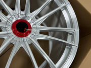 FORGED WHEELS RIMS FOR MCLAREN P47 SUV 2028+ Forza Performance custom fit buy Silver Red Center style design wheels