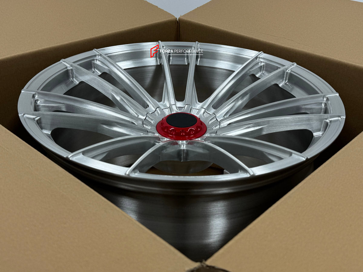 FORGED WHEELS RIMS FOR MCLAREN P47 SUV 2028+ Forza Performance custom fit buy Silver Red Center style design wheels
