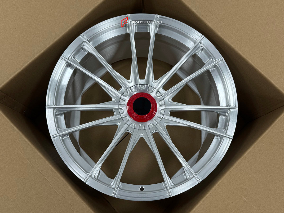 FORGED WHEELS RIMS FOR MCLAREN P47 SUV 2028+ Forza Performance custom fit buy Silver Red Center style design wheels