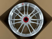 FORGED WHEELS RIMS FOR MCLAREN P47 SUV 2028+ Forza Performance custom fit buy Silver Red Center style design wheels