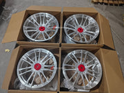 FORGED WHEELS RIMS FOR MCLAREN P47 SUV 2028+ Forza Performance custom fit buy Silver Red Center style design wheels
