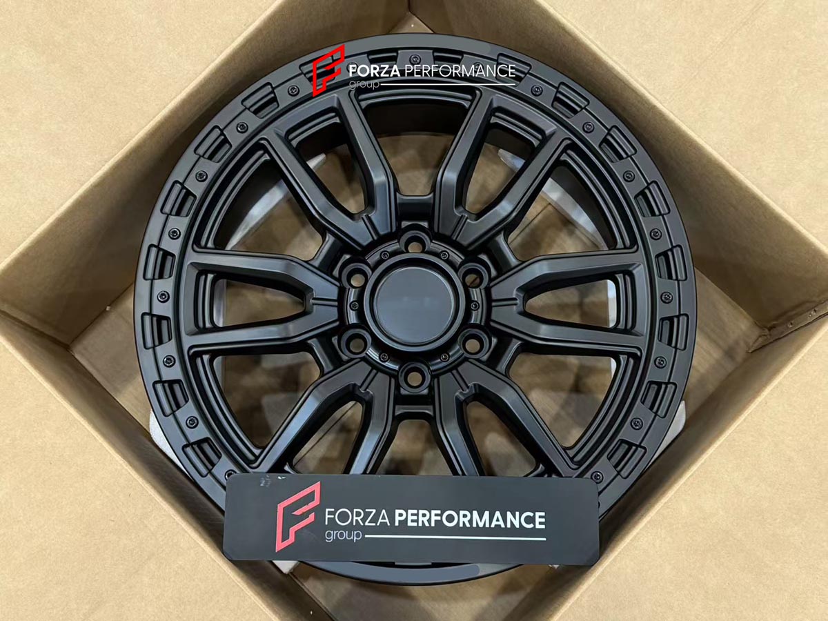 FORZA PERFORMANCE 20 INCH FORGED WHEELS RIMS for BYD LEOPARD 8 2025 custom fit BLACK ROCK RAMBLER