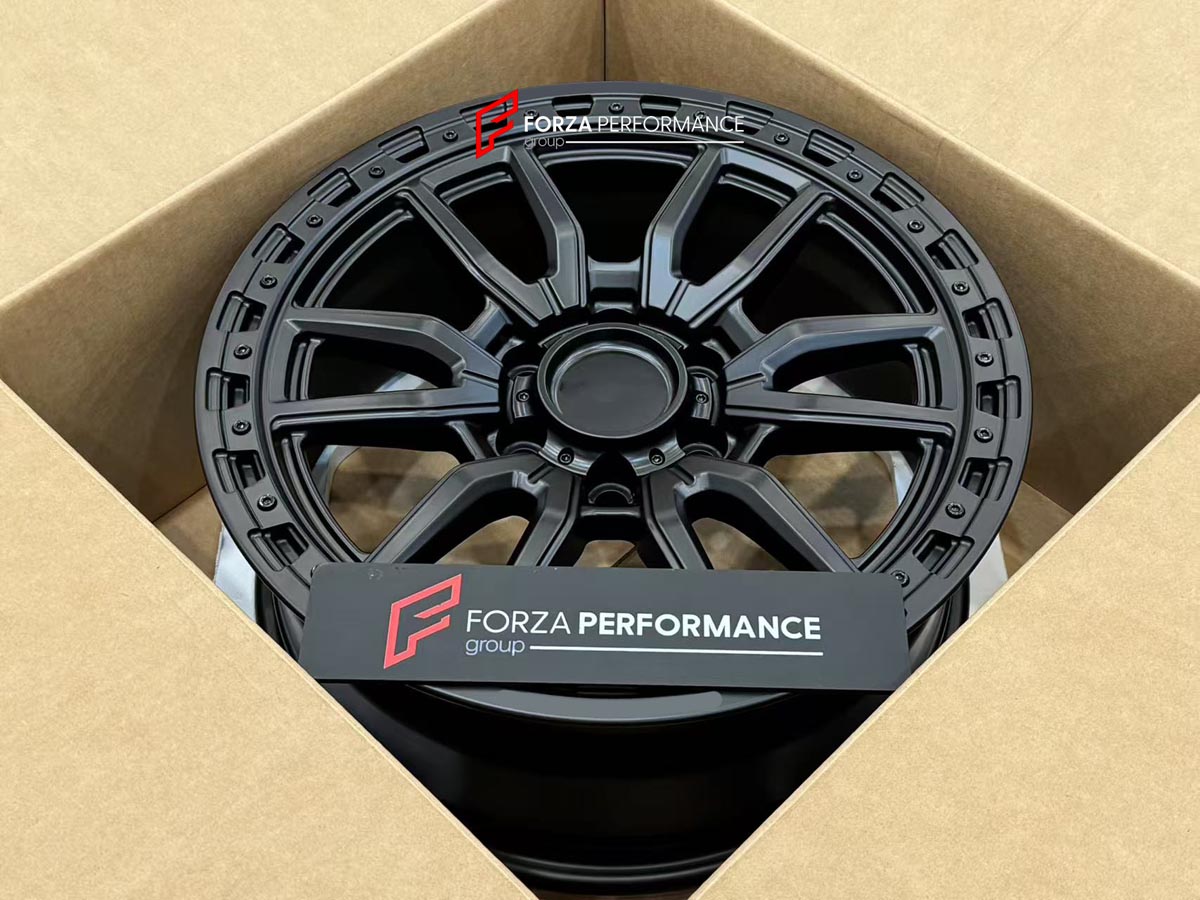 FORZA PERFORMANCE 20 INCH FORGED WHEELS RIMS for BYD LEOPARD 8 2025 custom fit BLACK ROCK RAMBLER