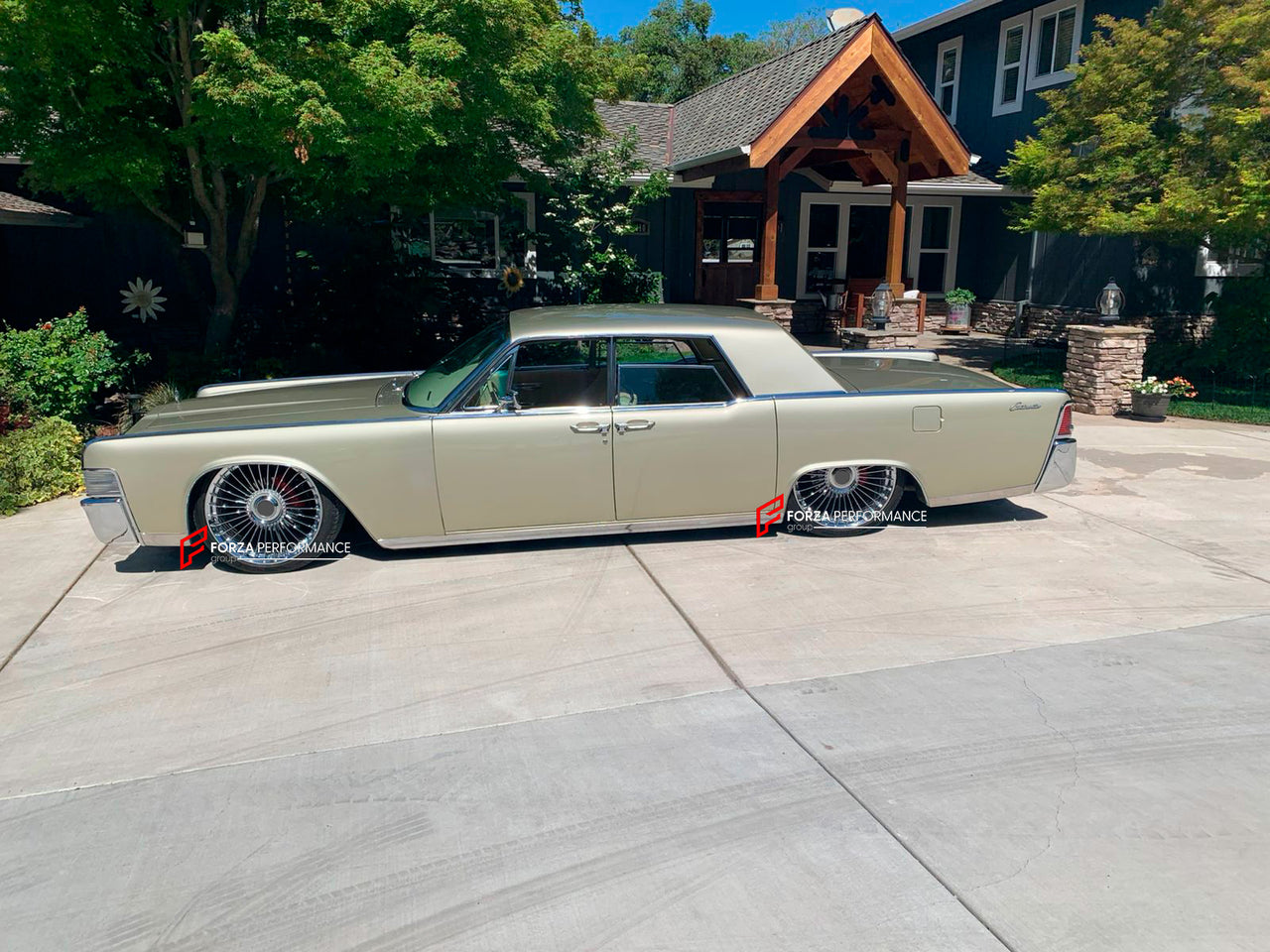 FORZA PERFORMANCE 20 INCH FORGED WHEELS RIMS for LINCOLN CONTINENTAL 1965 custom fit HLM-9