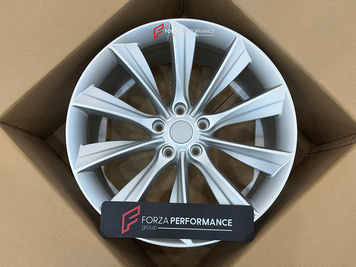 FORZA PERFORMANCE 20 INCH FORGED WHEELS RIMS for TESLA MODEL S 2017 custom fit OEM TESLA X STYLE