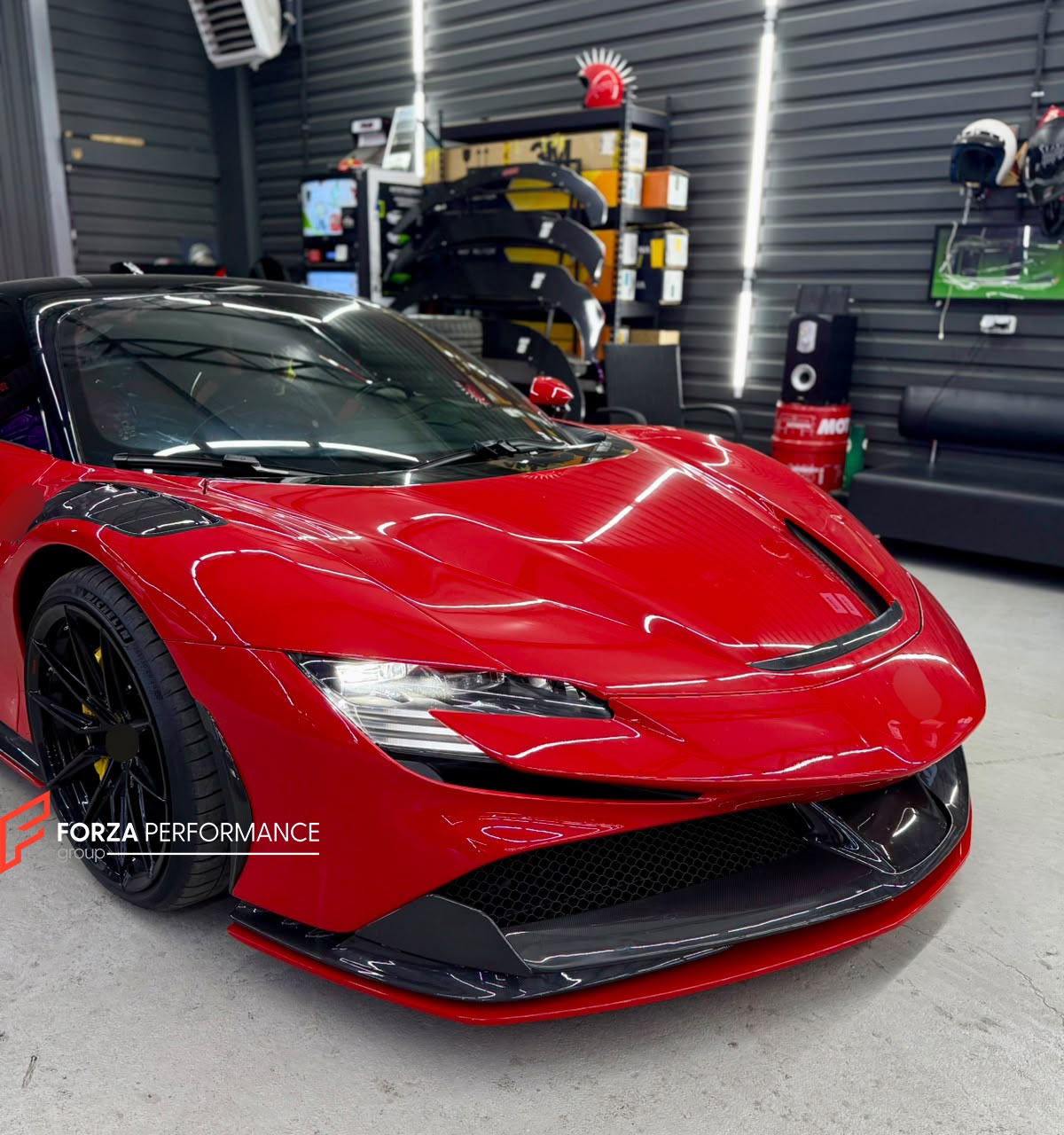 FORZA PERFORMANCE 21 22 INCH FORGED WHEELS RIMS for FERRARI SF90 custom fit VOSSEN NF 10 WHEELS
