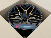 FORGED WHEELS RIMS FOR ASTON MARTIN ONE-77 2012 Forza Performance custom fit buy OEM Aston Martin Vantage 2025 Gold Accent style design wheels