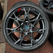 FORGED WHEELS RIMS for BMW 5 SERIES G60 2023+ FORZA PERFORMANCE custom fit BMW OEM 943M FROZEN MIDNIGHT GREY WHEELS