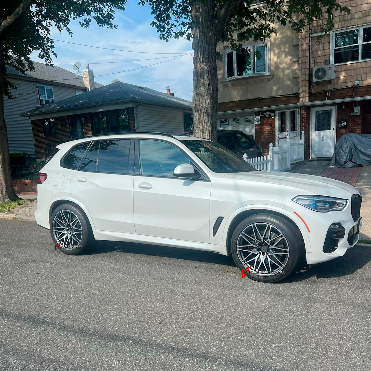 FORZA PERFORMANCE 22 INCH FORGED WHEELS RIMS for BMW X5 M50i G05 2019 custom fit OEM 818M STYLE