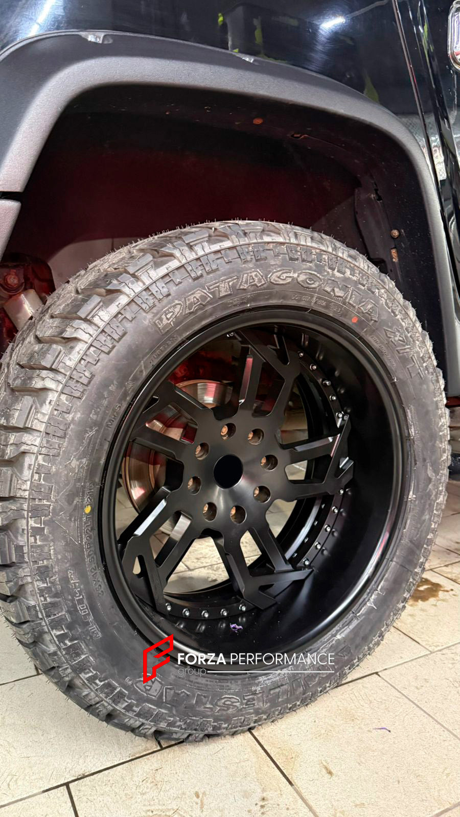 FORZA PERFORMANCE  22 INCH FORGED WHEELS RIMS for HUMMER H2 2005 custom fit PUR LX12