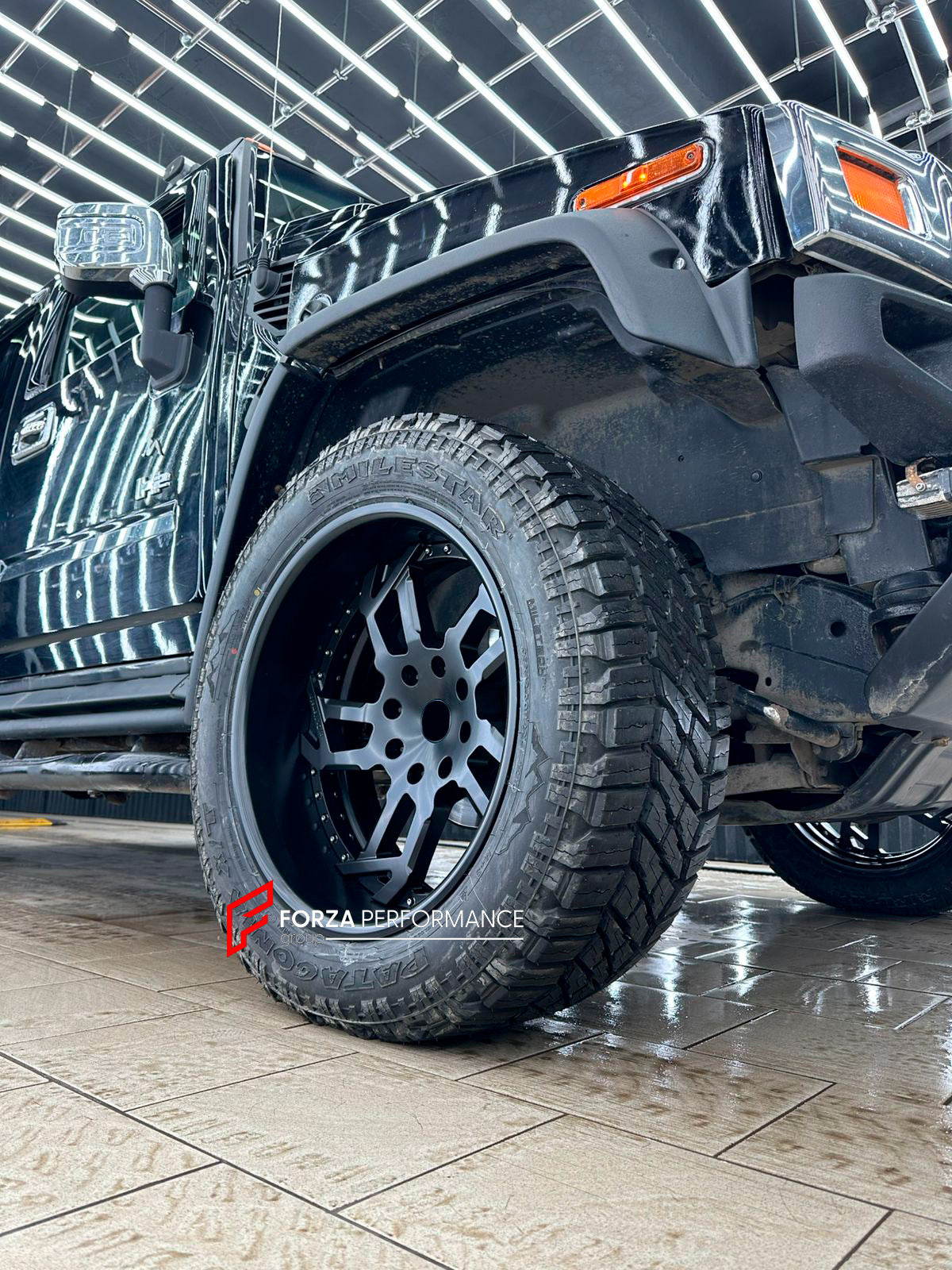 FORZA PERFORMANCE  22 INCH FORGED WHEELS RIMS for HUMMER H2 2005 custom fit PUR LX12