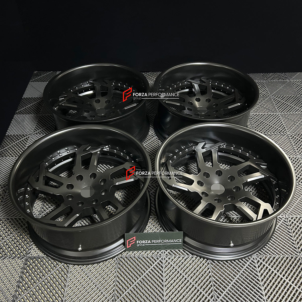 FORZA PERFORMANCE  22 INCH FORGED WHEELS RIMS for HUMMER H2 2005 custom fit PUR LX12