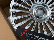 FORZA PERFORMANCE 22 INCH FORGED WHEELS RIMS for ROLLS-ROYCE DAWN 2016 custom fit MANSORY CS 11 WHEELS