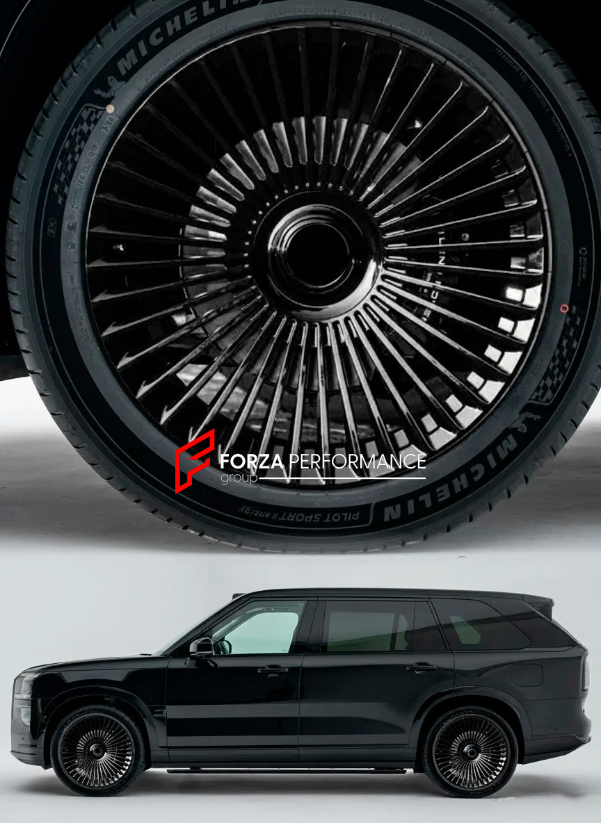 FORZA PERFORMANCE 22 INCH FORGED WHEELS RIMS for ZEEKR 9X 2025 custom fit FORGIATO TRIMESTRE M WHEELS