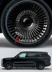 FORZA PERFORMANCE 22 INCH FORGED WHEELS RIMS for ZEEKR 9X 2025 custom fit FORGIATO TRIMESTRE M WHEELS