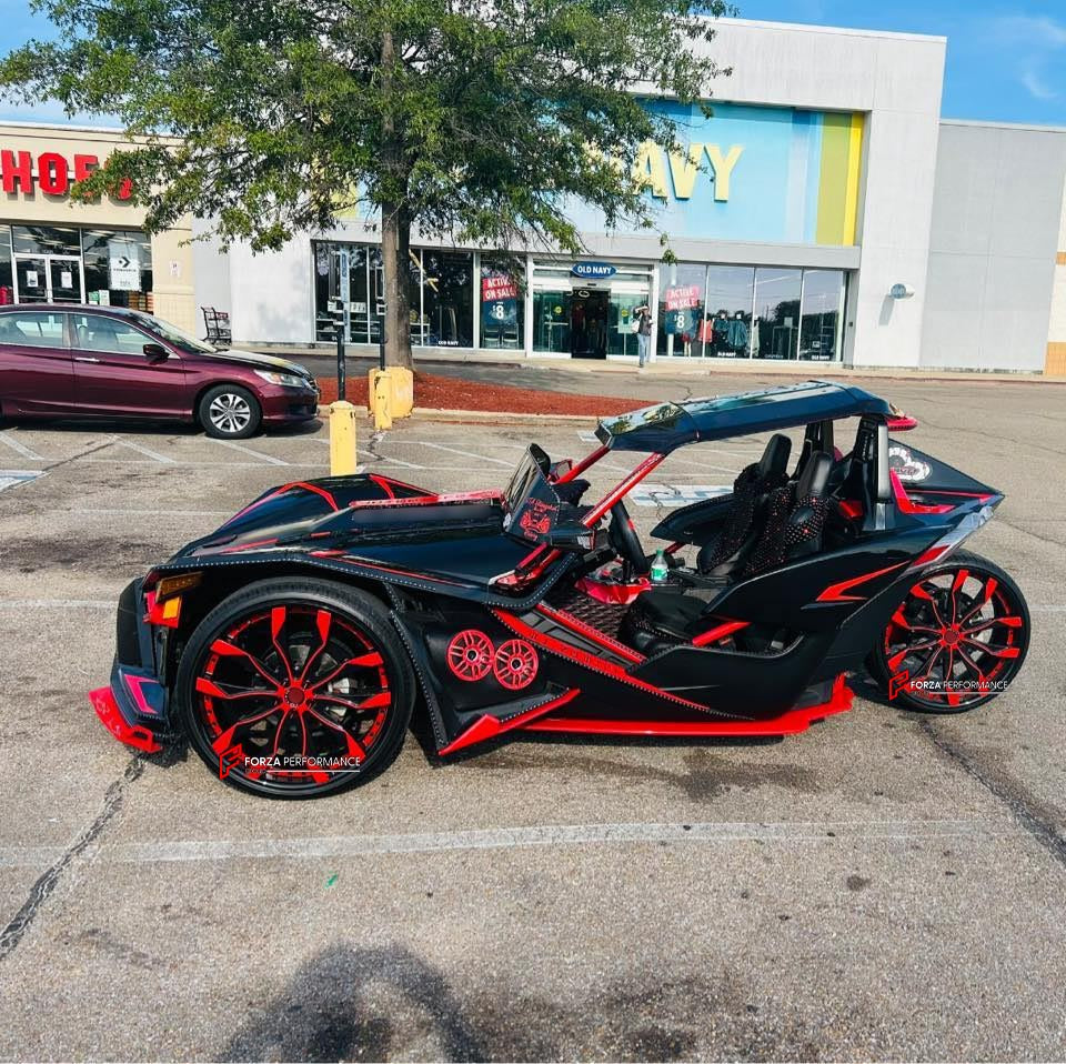 FORZA PERFORMANCE 24 INCH FORGED WHEELS RIMS for POLARIS SLINGSHOT 2020 custom fit FORGIATO F2 16M WHEELS