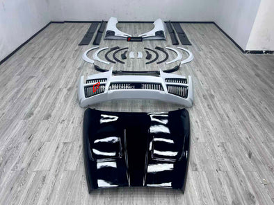 BODY KIT for ROLLS-ROYCE CULLINAN 2 2024+



Set includes:

Front Lip
Front Bumper
Front Bumper Meshes

Hood / Bonnet
Front Fenders
Fenders Flares
Side Skirts
Material: Plastic
