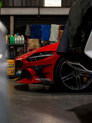 CARBON BODY KIT for FERRARI ROMA 2020+

Set includes:

Front Bumper
Front Grille
Hood Bonnet
Side Mirror Covers
Side Trims
Side Skirts
Rear Spoiler

Rear Diffuser

Material: Carbon Fiber

Note: Professional installation is required.