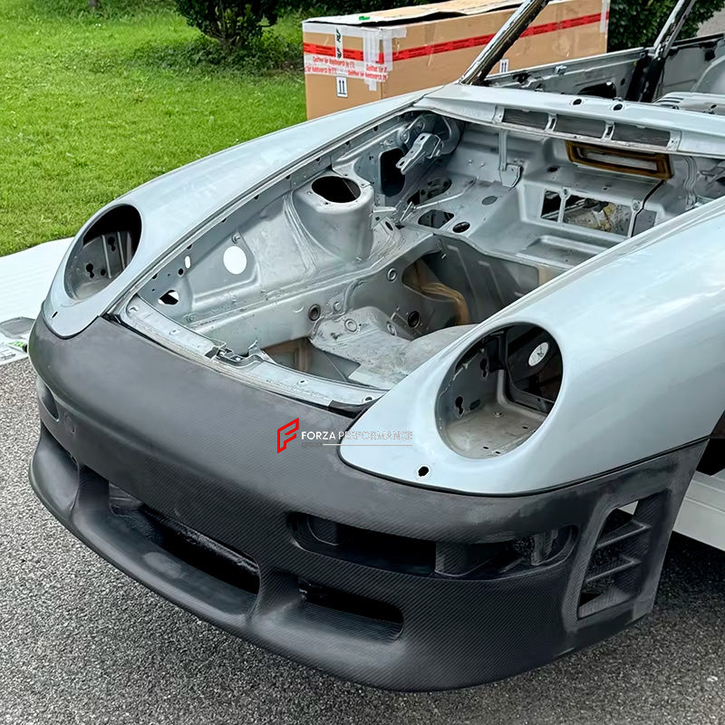 CARBON BODY KIT for PORSCHE 911 993 TURBO 1993 - 1994

Set includes:

Front Bumper
Mesh for Front Bumper
Rear Bumper

Material: Carbon

NOTE: Professional installation is required.

CONTACT US FOR PRICING

Why “Contact Us for Pricing”?

We don’t display fixed prices because our goal is to offer you the most competitive deal possible. Product costs often decrease over time, and by requesting a quote, you’ll receive our most up-to-date price on market.

SECURED PAYMENT METHODS&nbsp;
PayPal&nbsp;(+4.4% fee)
Vi