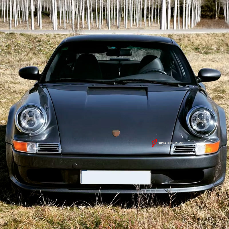 CONVERSION BODY KIT for PORSCHE 911 996 CARRERA 1997 - 2006 upgrade to 911 964

Set includes:

Front Bumper
Hood / Bonnet 
Headlights
Turn Lights
Front Fenders
Rear Quarter Panels
Rear Spoiler
Rear Bumper

Material: Fiberglass

NOTE: Professional installation is required.

CONTACT US FOR PRICING

Why “Contact Us for Pricing”?

We don’t display fixed prices because our goal is to offer you the most competitive deal possible. Product costs often decrease over time, and by requesting a quote, you’ll receive ou