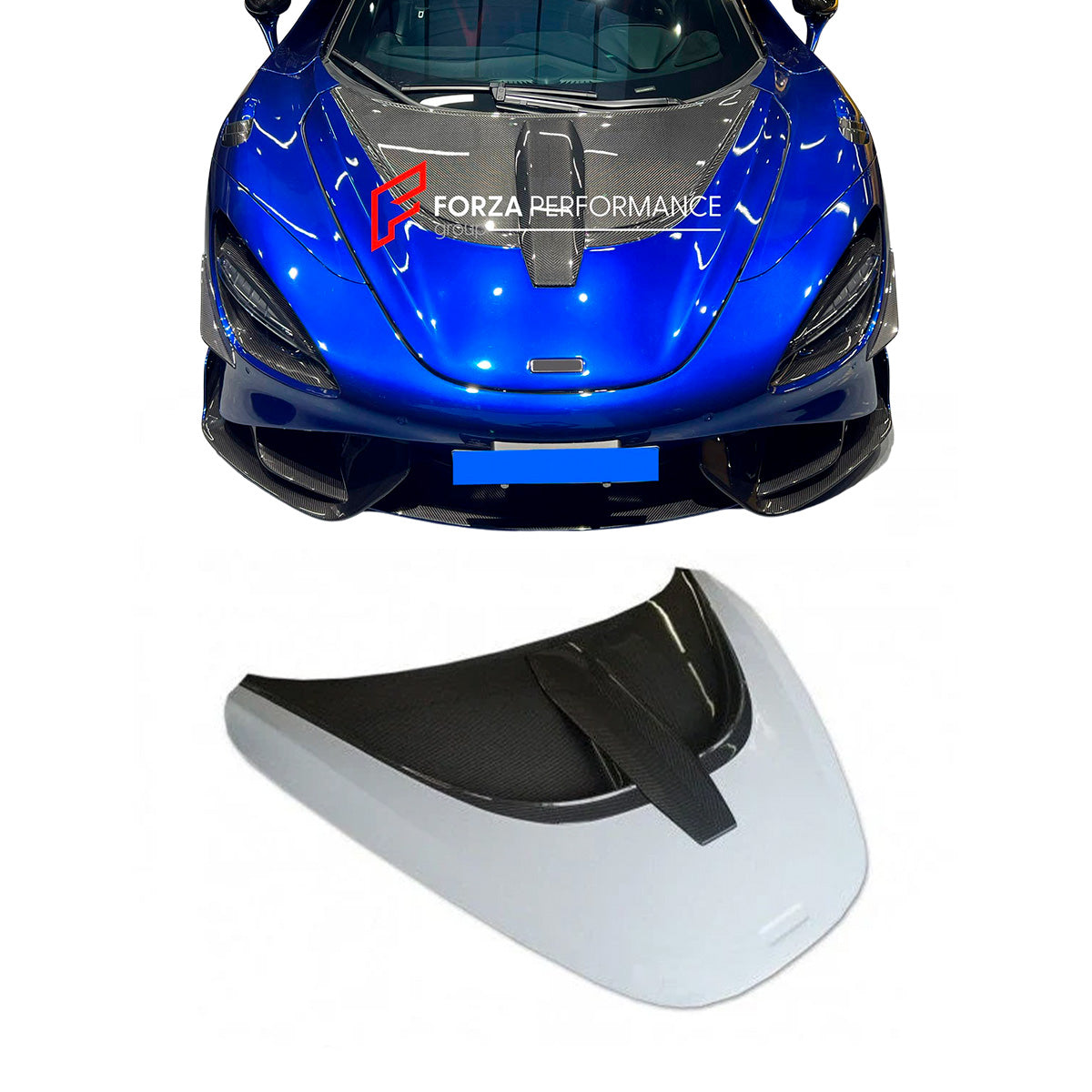 FORZA PERFORMANCE CARBON FIBER HOOD BONNET for MCLAREN 720S 2017