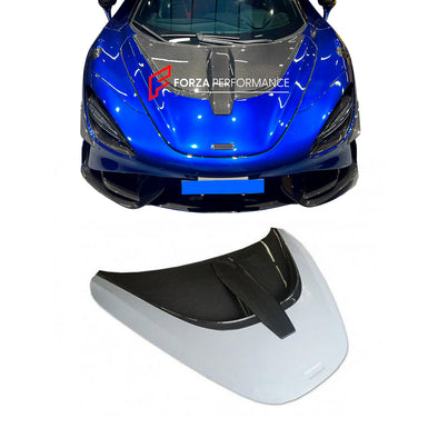 CARBON FIBER HOOD BONNET for MCLAREN 720S 2017 - 2023

Set includes:

Hood

Material: Carbon Fiber

Note: Professional installation is required. All hinges, brackets, locks must be reused from the factory hood.