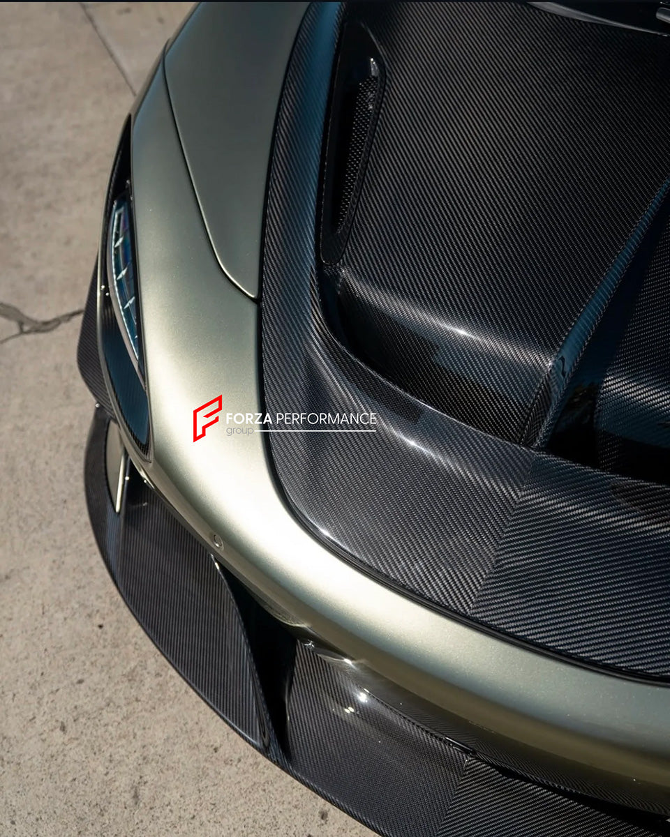 CARBON FIBER HOOD BONNET for MCLAREN 720S 2017 - 2023

Set includes:

Hood / Bonnet

Material: Dry Carbon

NOTE: Professional installation is required

Contact us for pricing