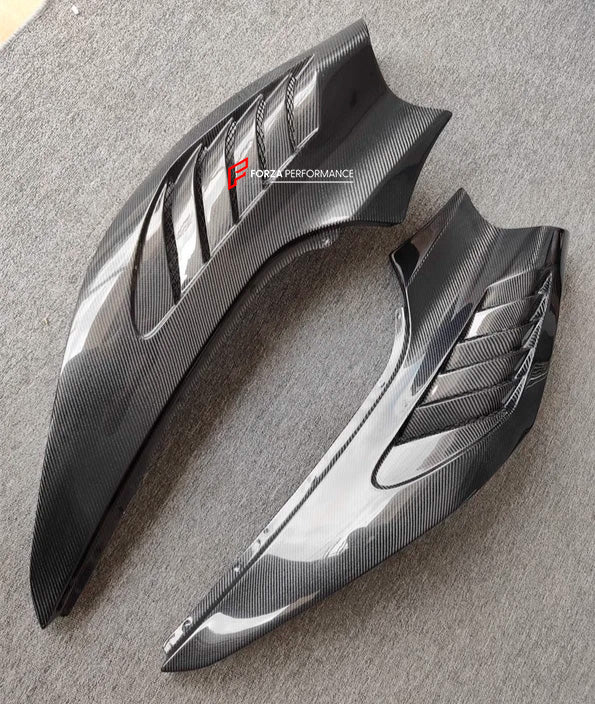 CARBON FRONT FENDERS for MCLAREN 720S 2017 - 2023

Set includes:

Front Fenders

Material: Carbon Fiber

Note: Professional installation is required

CONTACT US FOR PRICING