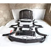 DRY CARBON BODY KIT for CADILLAC ESCALADE 2021 - 2024

Set includes:


Front Lip with Led DRL
Front Grille
Hood / Bonnet
Side Mirror Covers
Fender Flares

Roof Spoiler
Rear Diffuser

Material: Carbon Fiber

Note: Professional installation is required.