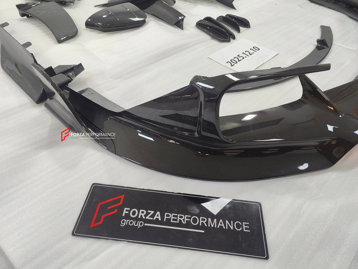 DRY CARBON BODY KIT for FERRARI SF90

Set includes:

Front Lip
Front Bumper Canards
Front Lid Trim
Front Fenders
Side Mirror Covers
Rear Air Vent Inlet Trim
Side Skirts
Rear Spoiler
Rear Diffuser

Material: Carbon Fiber

Note: Professional installation is required.

Contact us for pricing

Payment ►
Visa
Mastercard
PayPal with a credit card (add 4.4% at checkout)
Payoneer
Cryptocurrency
Shipment ►
By express DHL/UPS/TNT/FedEx
To the local international airport
Special line by air
Special line by the sea
To 