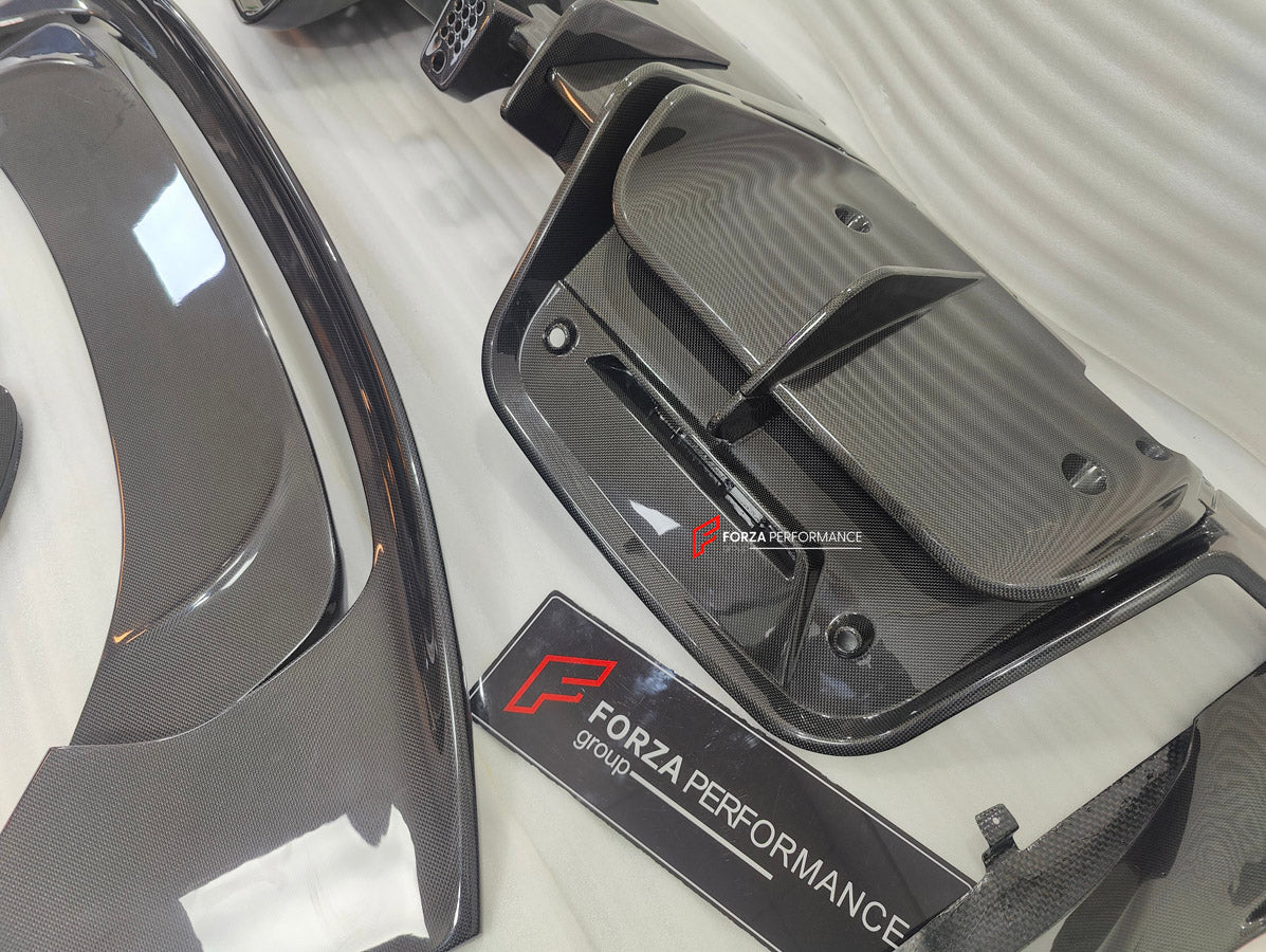 DRY CARBON BODY KIT for FERRARI SF90

Set includes:

Front Lip
Front Bumper Canards
Front Lid Trim
Front Fenders
Side Mirror Covers
Rear Air Vent Inlet Trim
Side Skirts
Rear Spoiler
Rear Diffuser

Material: Carbon Fiber

Note: Professional installation is required.

Contact us for pricing

Payment ►
Visa
Mastercard
PayPal with a credit card (add 4.4% at checkout)
Payoneer
Cryptocurrency
Shipment ►
By express DHL/UPS/TNT/FedEx
To the local international airport
Special line by air
Special line by the sea
To 